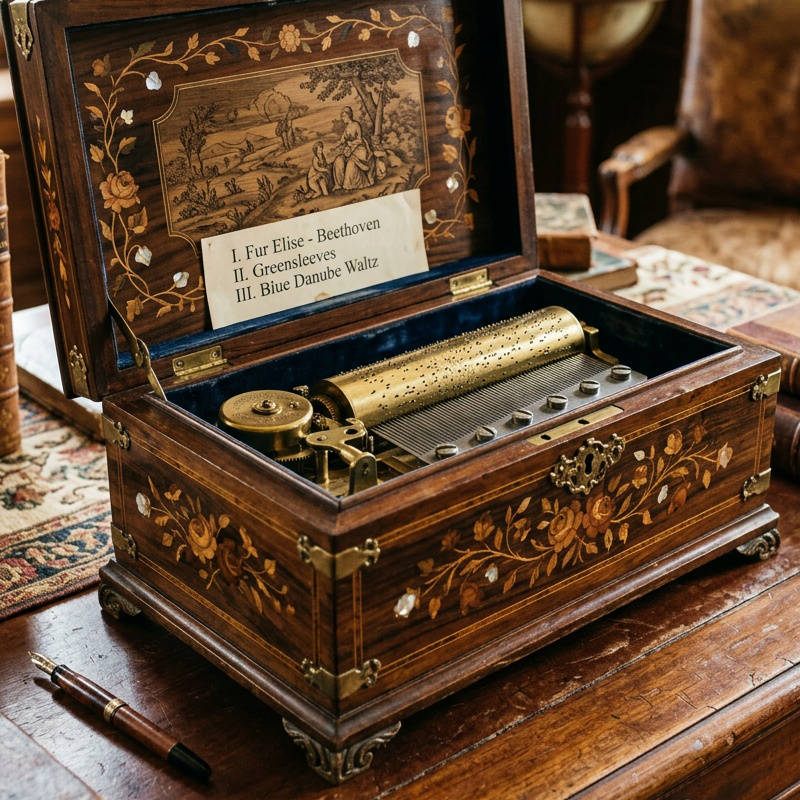 Antique music box